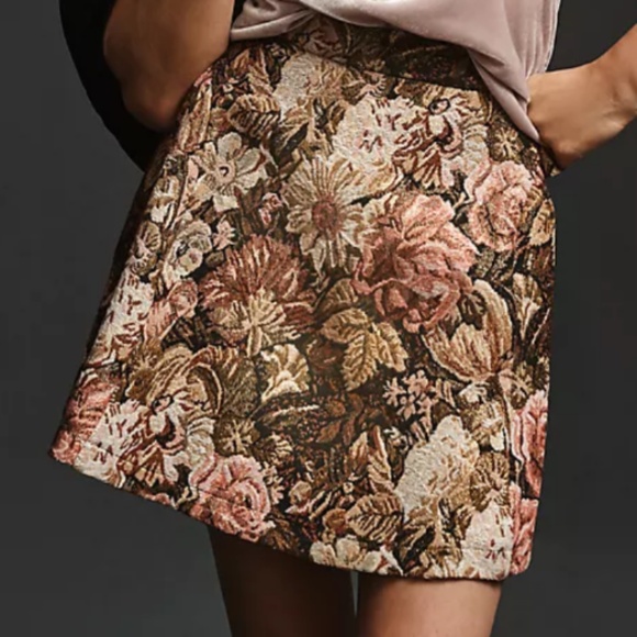 Brand New En Saison Carrie Jacquard Mini Skirt - Picture 2 of 7